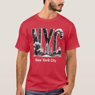 NYC New York New York City Siluett New York T Shirt