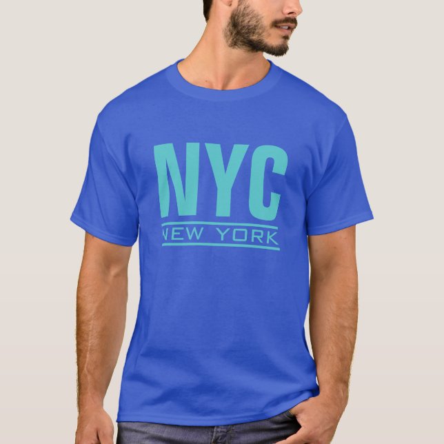 NYC New York-skjortor och jacka Tee Shirt (Framsida)