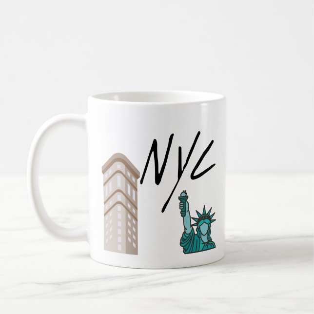 NYC NEW YORK STAD KAFFEMUGG (Vänster)