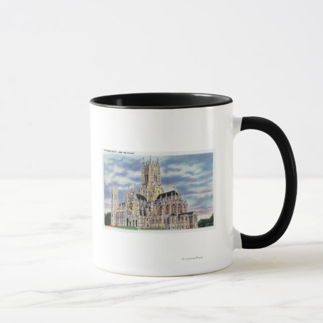 NYC, New YorkCathedral of St. John the Divine Mugg (Höger)