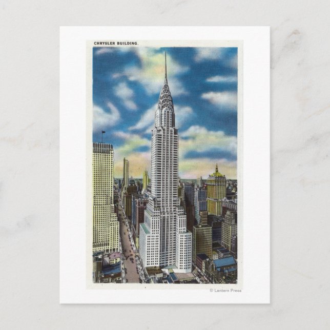 NYC, New YorkExterior View of the Chrysler Vykort (Framsida)