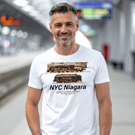 NYC Niagara – American Train Steam Locomotive T Shirt
