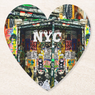 NYC NY Graffiti Notebook Journal Underlägg Papper