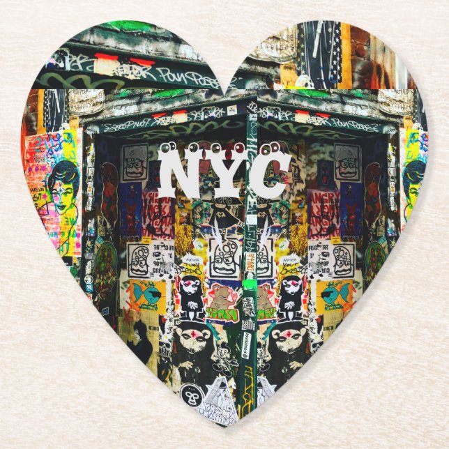 NYC NY Graffiti Notebook Journal Underlägg Papper (Framsida)