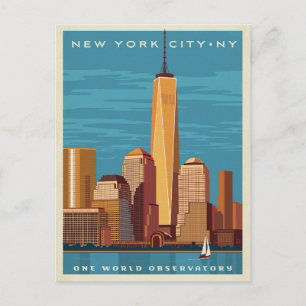 NYC - One World Observatory Vykort