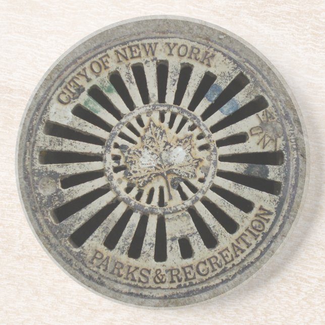 NYC parkerar underlägg Sandsten (Framsidan)