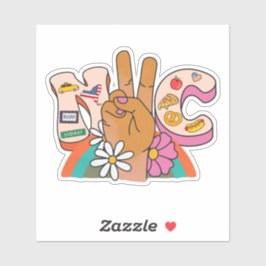 NYC PEACE NEW YORK CITY KLISTERMÄRKEN