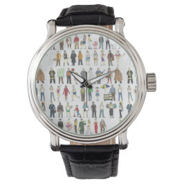 NYC People New York City Brooklyn Manhattan Watch Armbandsur