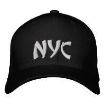 NYC Personlig Namn Black & White Baseball Hat