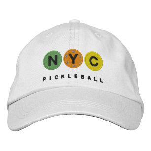 NYC Pickleball EMBROIDERED cap v2 Broderad Keps