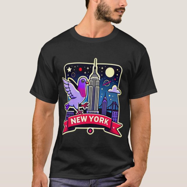 NYC PIGEON 2 T SHIRT (Framsida)
