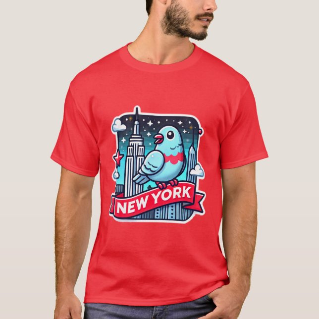 NYC PIGEON 5 T SHIRT (Framsida)