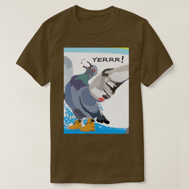 NYC PIGEON T SHIRT (Design framsida)