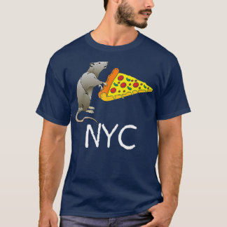 NYC Pizza Råtta T Shirt