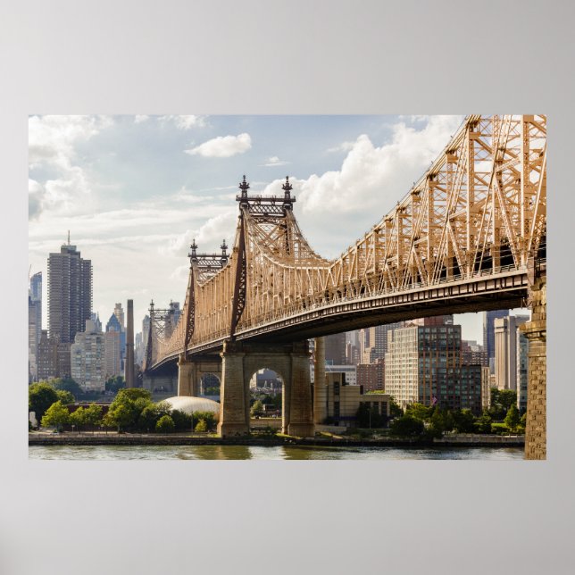 NYC Poster Queensboro Bridge New York (Framsidan)