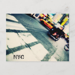 NYC Rush-vykort Vykort