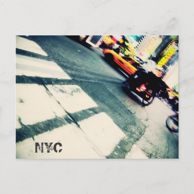 NYC Rush-vykort Vykort (Framsida)