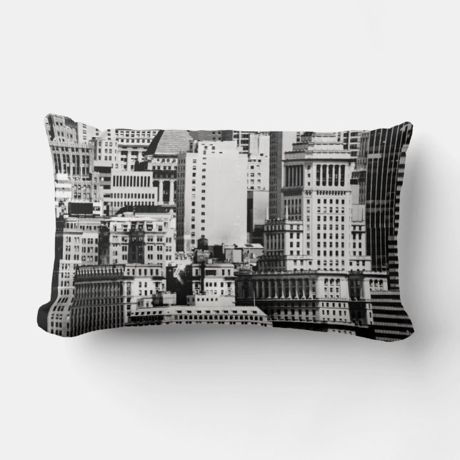 NYC:s siluett IX Lumbarkudde (Framsida)