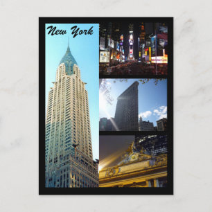 nyc scener vykort