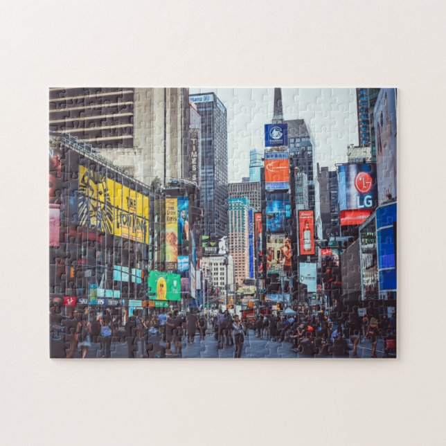 NYC Scenia Puzzles City Art Hard Jigszle Puzzle En Pussel (Horisontell)