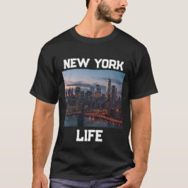 NYC Siluett Flygande T-Shirt