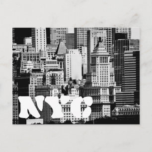 NYC Siluett IX Vykort
