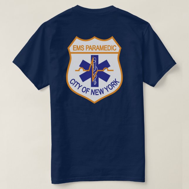 NYC-sjukvårdareT-tröja T-shirt (Design baksida)