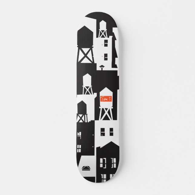 NYC-skridskon stiger ombord Skateboard Bräda 20,5 Cm (Framsida)