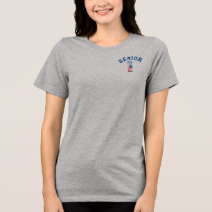 NYC Skyline American Flagga Senior Year T-Shirt