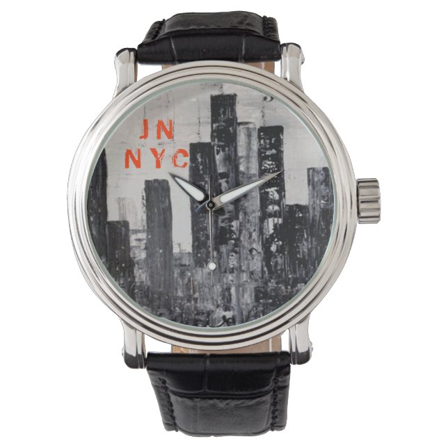 NYC Skyline Armbandsur (Framsida)