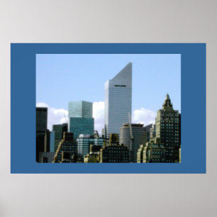 NYC SKYLINE - CITICORP BYGGNAD POSTER