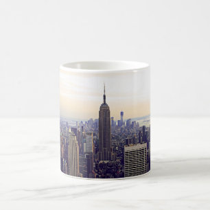 NYC skyline ESB, WTC 4 Kaffemugg