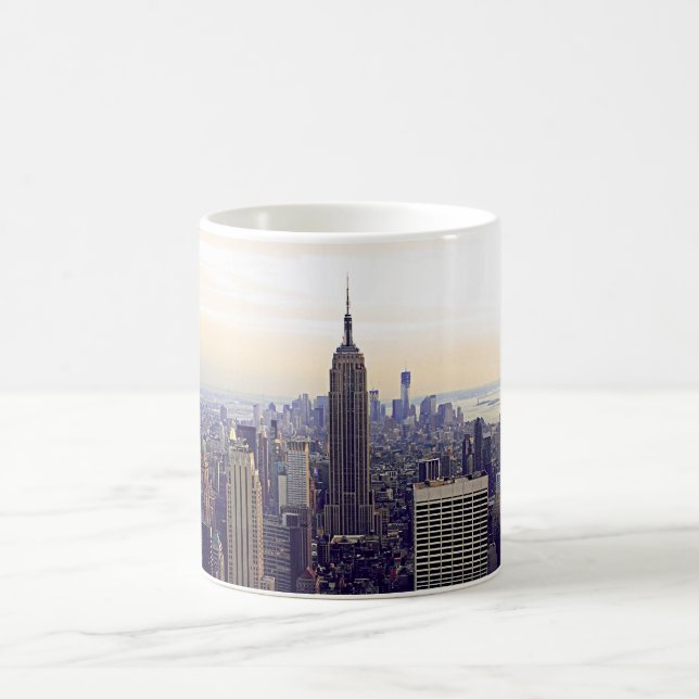 NYC skyline ESB, WTC 4 Kaffemugg (Center)