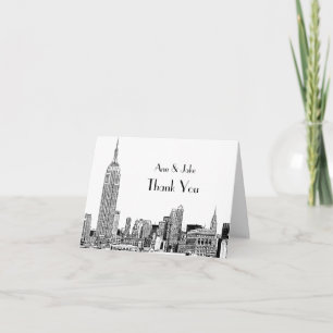 NYC Skyline Etched 01 Tack Kort