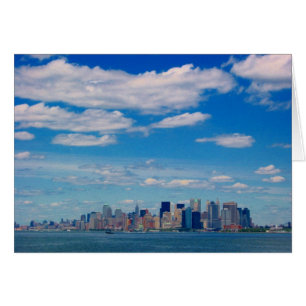 nyc Skyline Hälsningskort