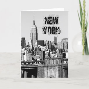 NYC Skyline II Kort