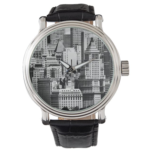 NYC Skyline IX Armbandsur (Framsida)
