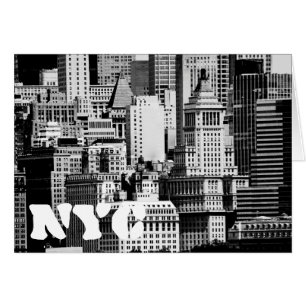 NYC Skyline IX Hälsningskort