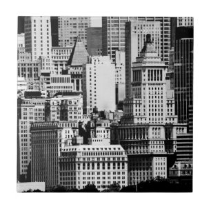 NYC Skyline IX Kakelplatta