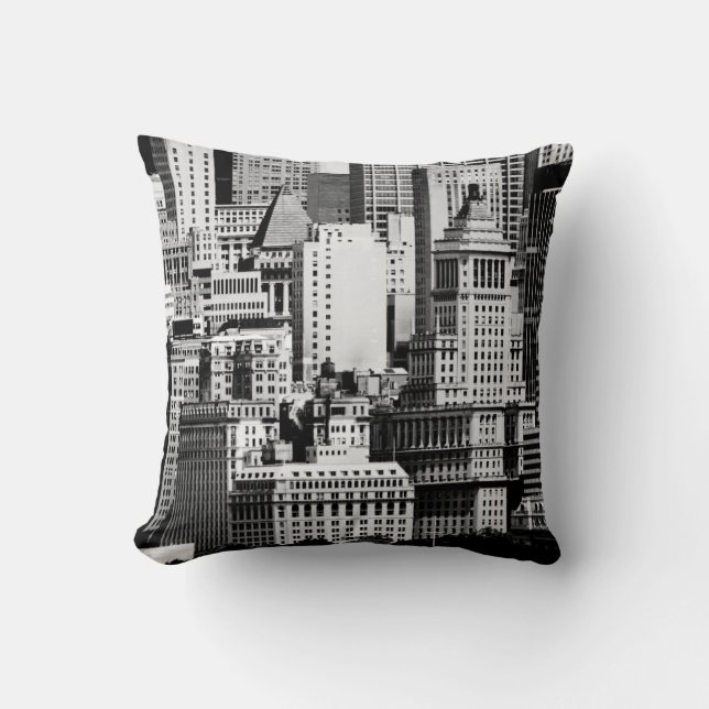 NYC Skyline IX Kudde (Framsida)
