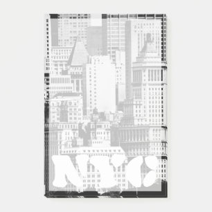 NYC Skyline IX Post-it Block