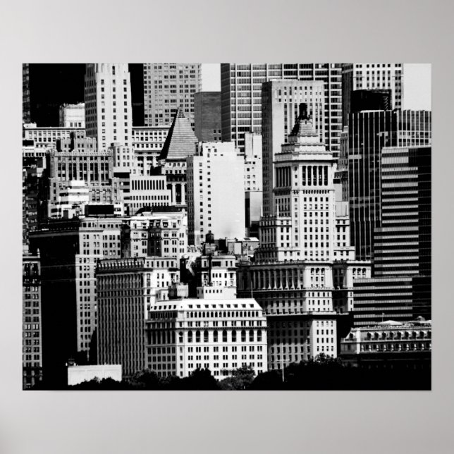NYC Skyline IX Poster (Framsidan)