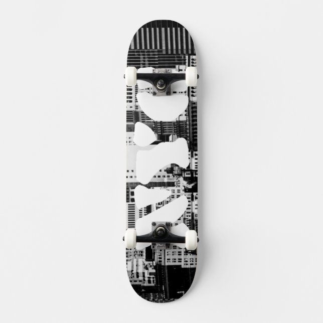 NYC Skyline IX Skateboard Bräda 21,5 Cm (Framsida)