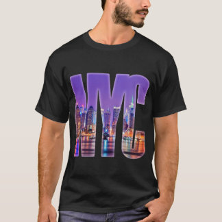 NYC Skyline (ljus) Tee Shirt