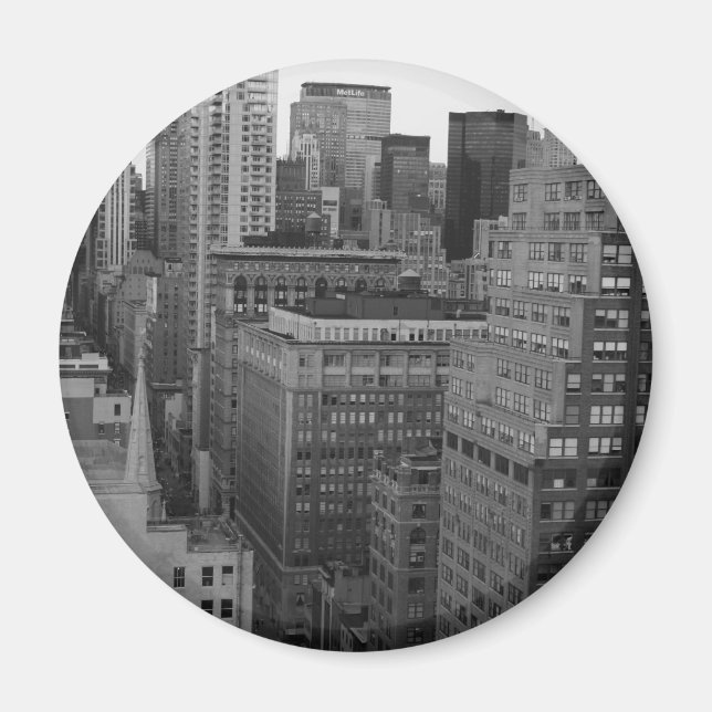 NYC Skyline Photo Magnet (Framsidan)