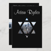 NYC Skyline Star-inbjudan