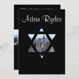 NYC Skyline Star-inbjudan Inbjudningar