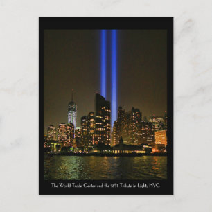 NYC Skyline: WTC 9/11 Tribute in Light 2013 #1 Vykort