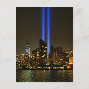 NYC Skyline: WTC 9/11 Tribute in Light 2013 #1 Vykort