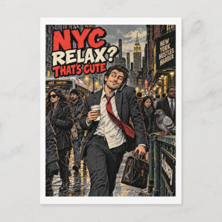 NYC Slappna av Det är sött Vykort